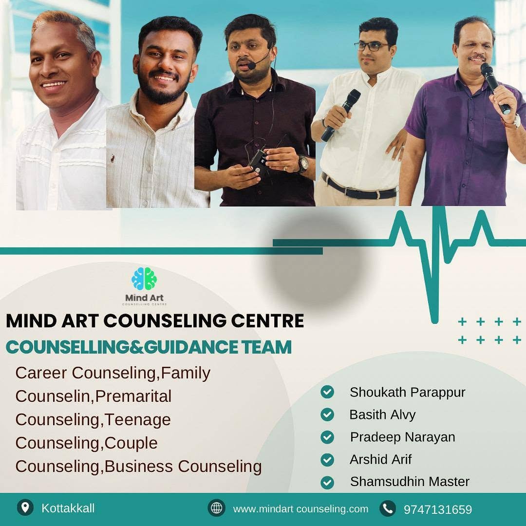 Mind Art Counseling Centre — Guidance Team - Pradheep Pattambi Workshops and Guidance in Kerala
